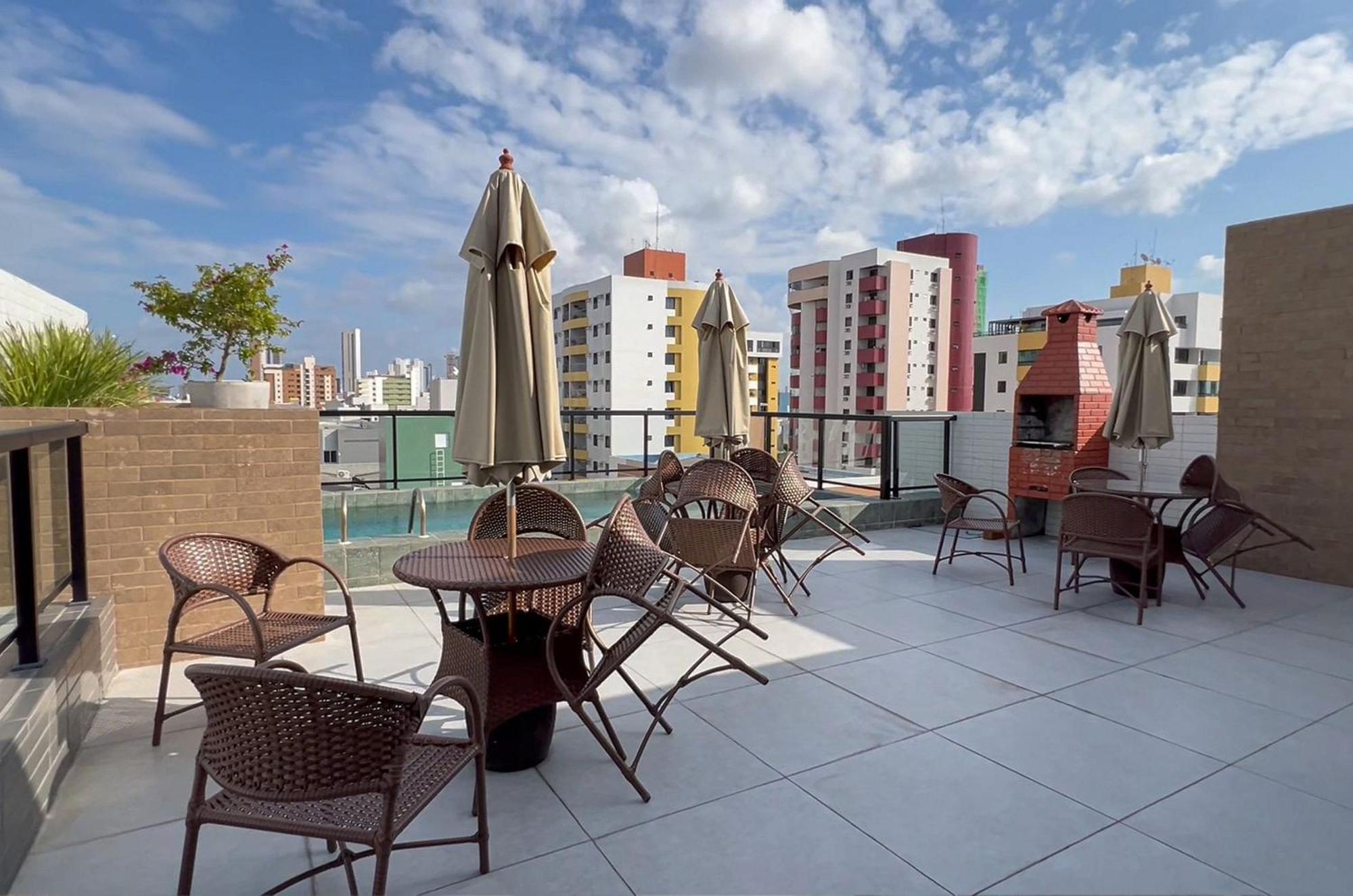 Apartamento Flat Bessa Garagem Piscina 3 Pessoas 150m João Pessoa